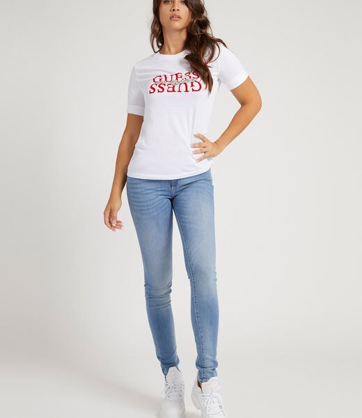 Melange Rhinestones T-Shirt