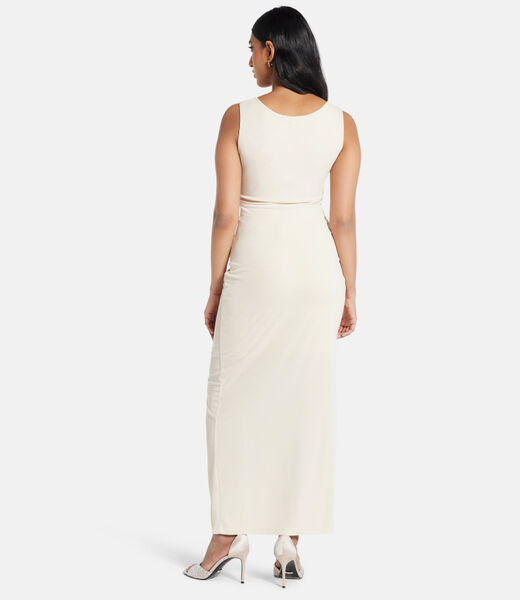 Cropped sleeveless top