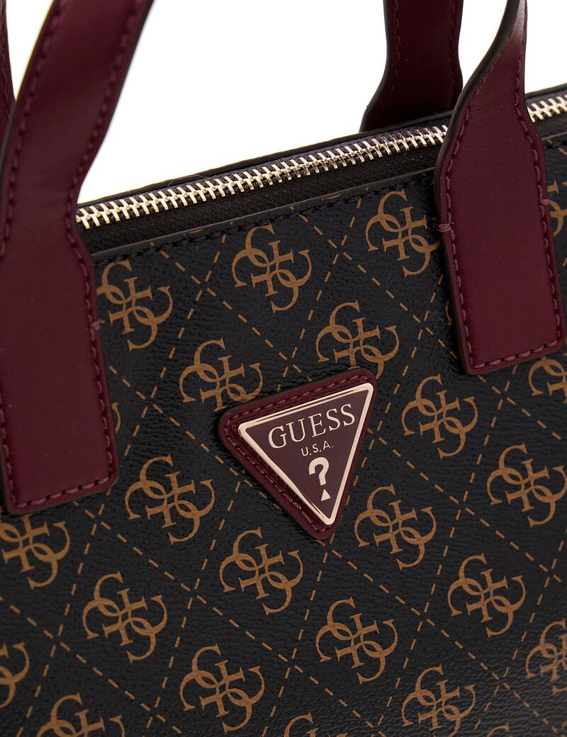 guess follie small tote bag