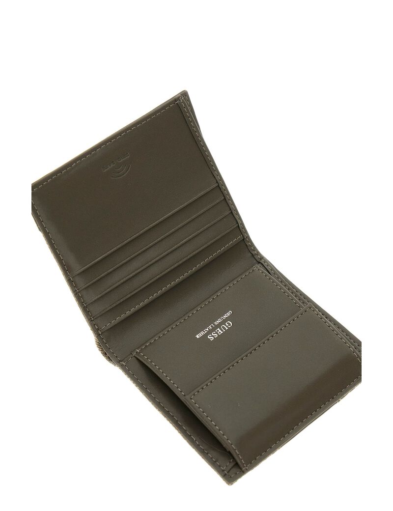 Madrid 4G logo print wallet