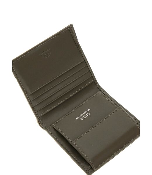 Madrid 4G logo print wallet