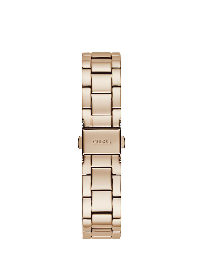 Rose Gold Floral Crystal Watch
