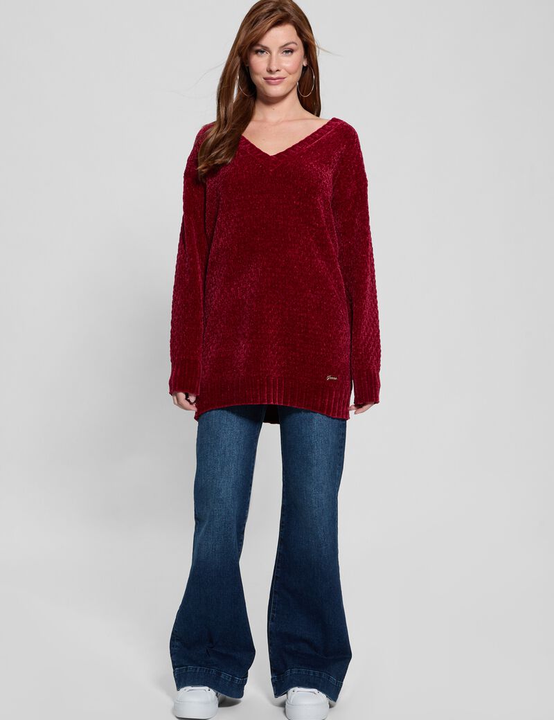 Chenille relaxed fit sweater