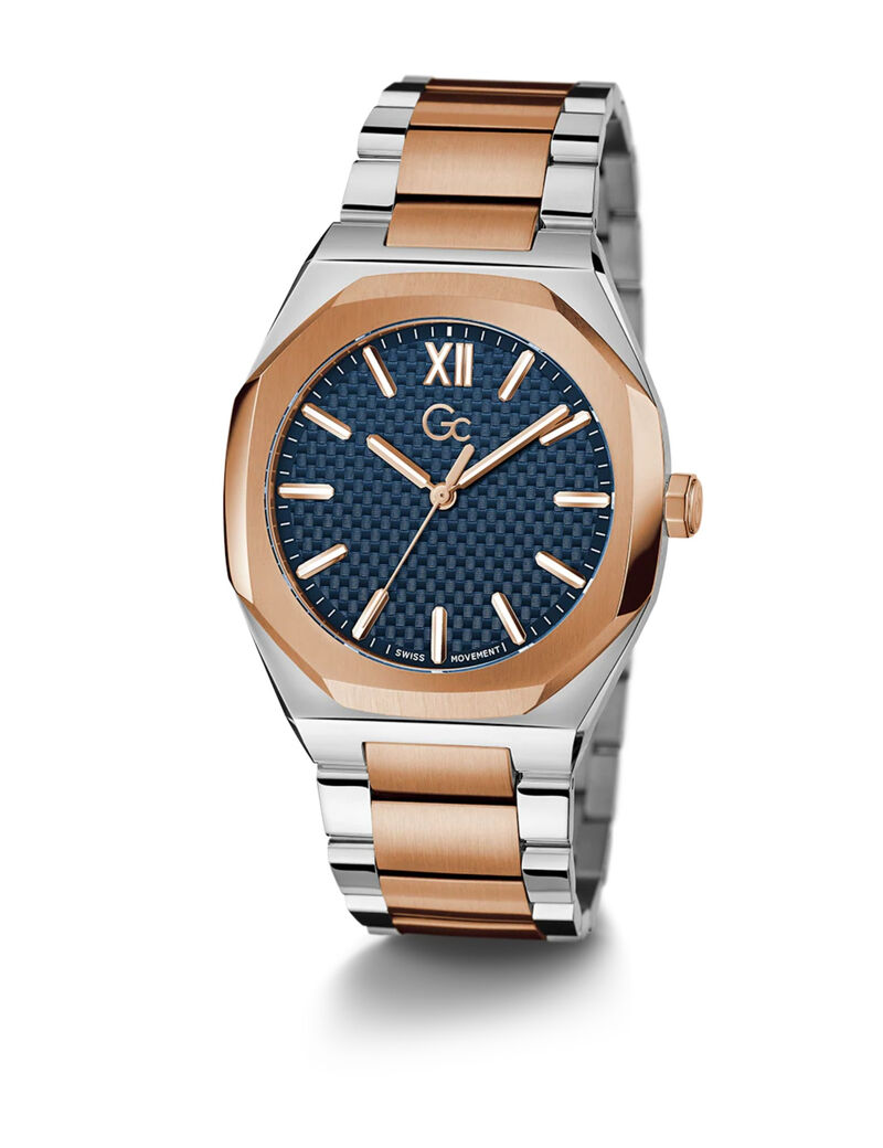 GW COUSSIN SLEEK 2T CS BLU DL 42MM QTZ 2T SS BRCT FW23