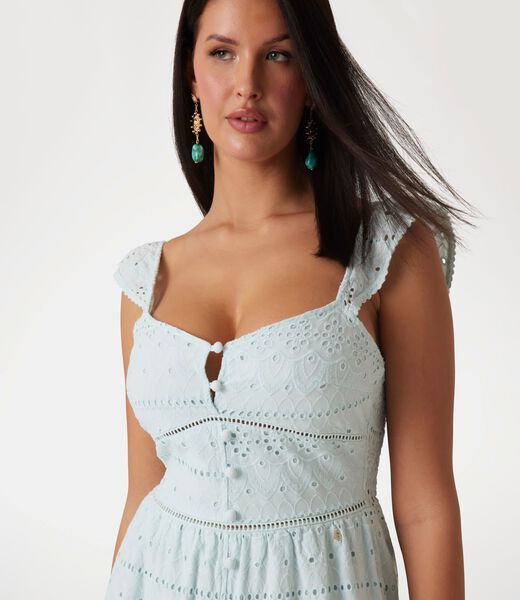 Long broderie anglaise dress