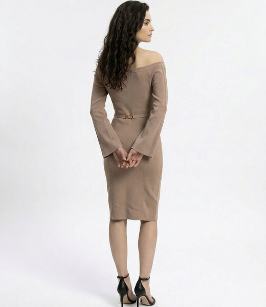 Marciano off-shoulder  midi dress