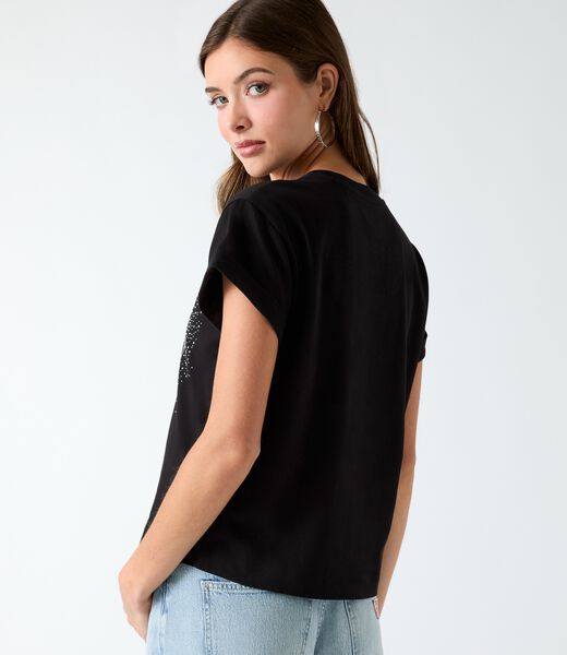 Rhinestones logo t-shirt