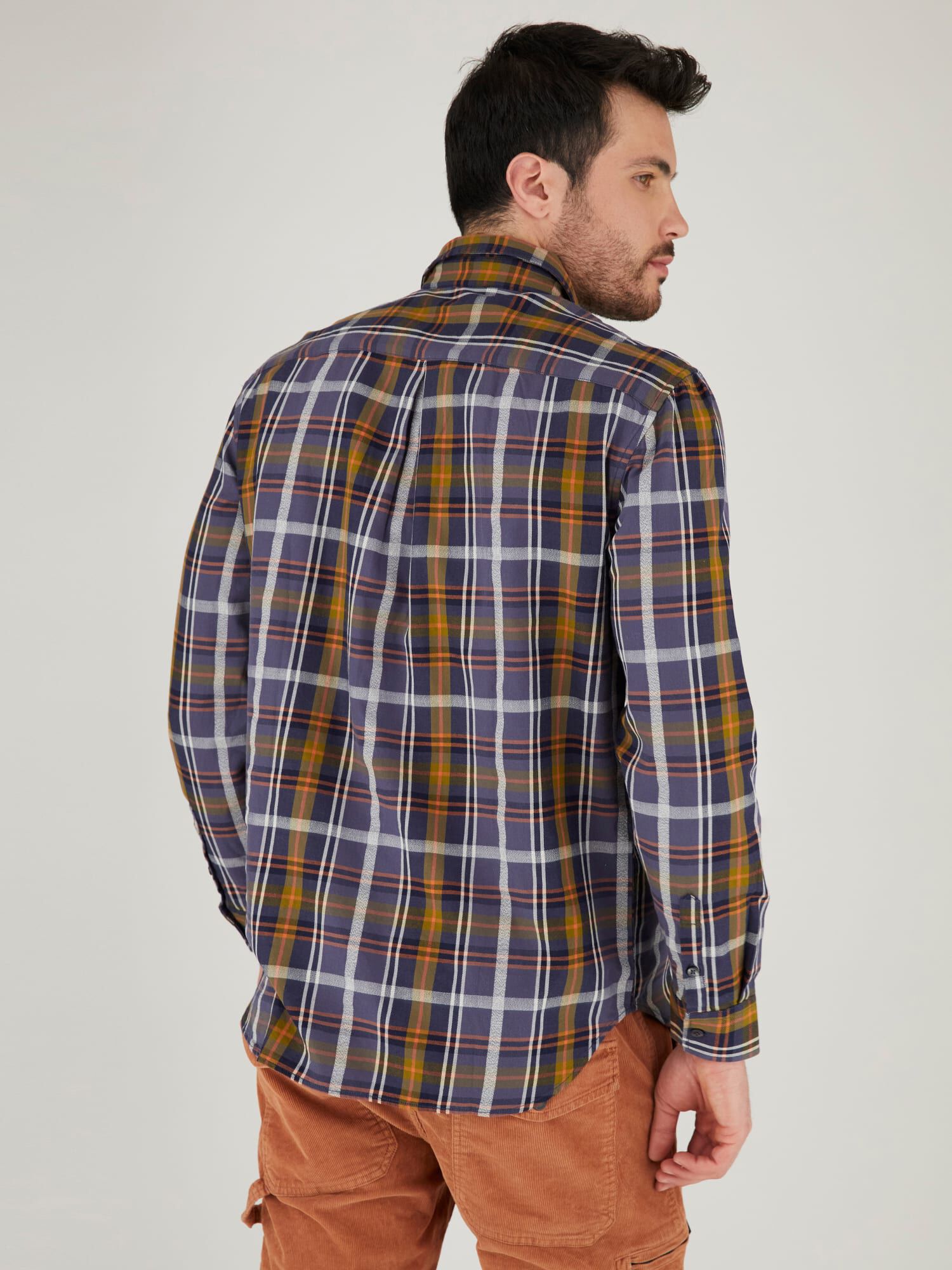 Guess on sale checkered shirt