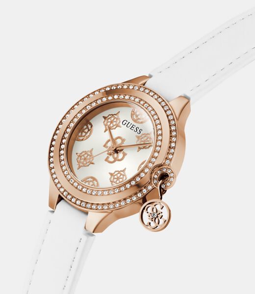 Analogue watch with pendant detail