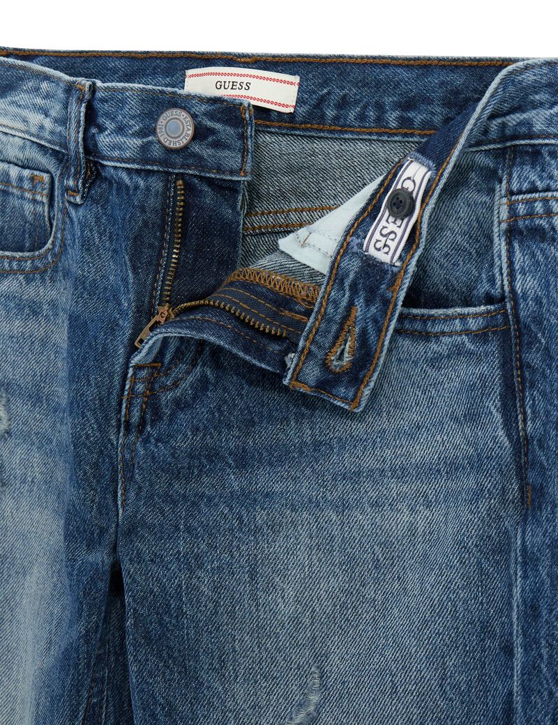 REGULAR FIT RIGID DENIM PANTS