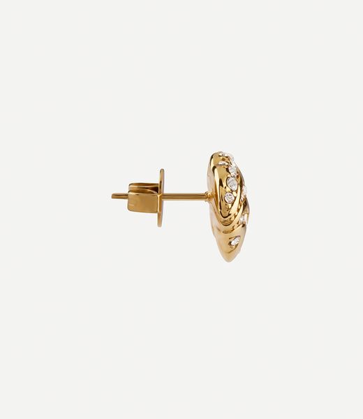13mm Heart Waves Studs