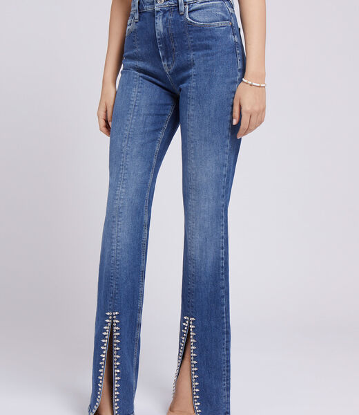 Straight Denim Pant Split