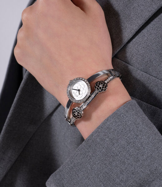 Ladies Silver Tone Analog Watch