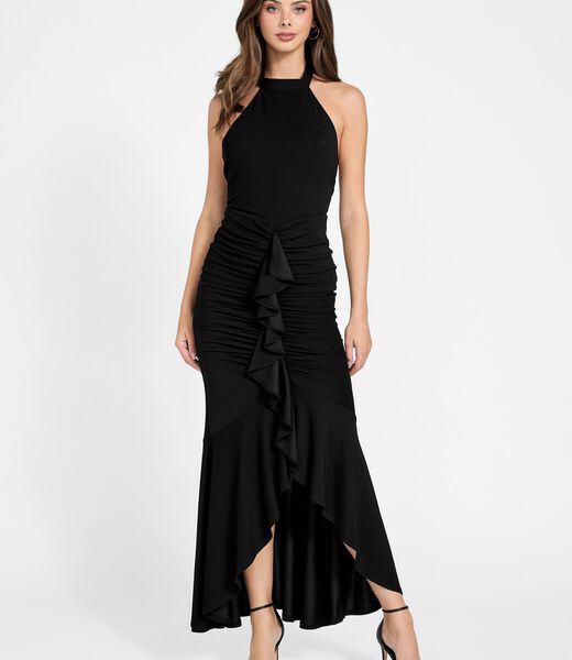 Ruffle maxi dress