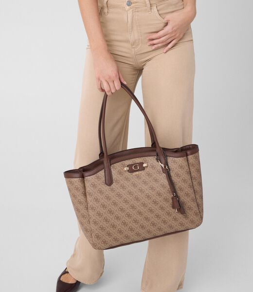 guess lindsey tote bag
