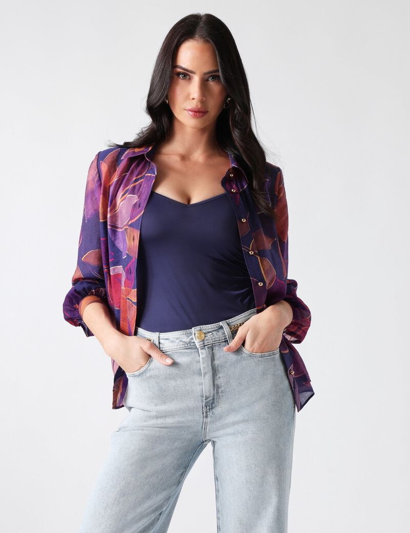 guess marciano printed shirt