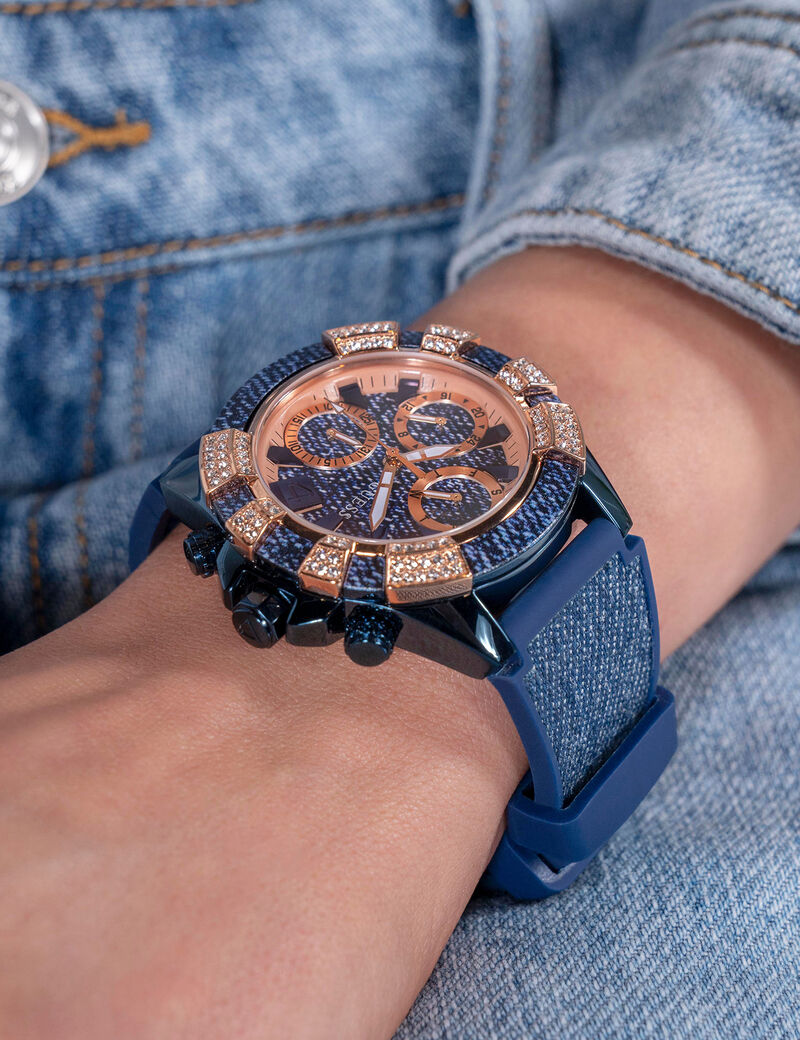 Silver Tone Multi-function Watch