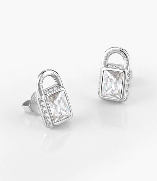 Shiny Padlock Earrings