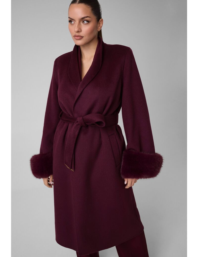 guess marciano wool blend coat