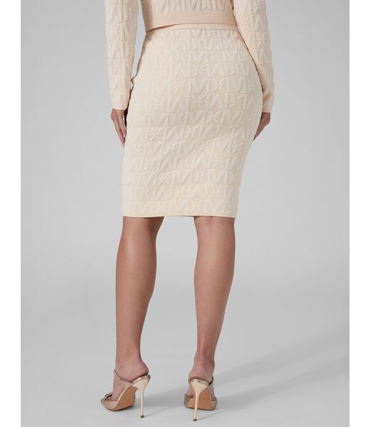 guess marciano monogram skirt