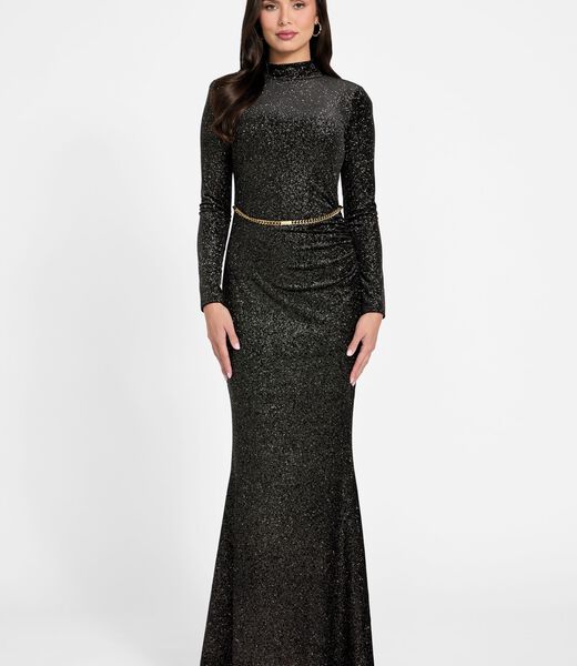 Marciano velvet long dress