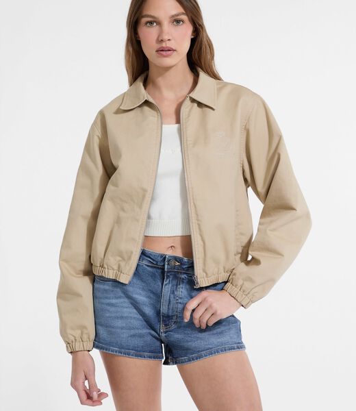 Embroidered Bomber Jacket