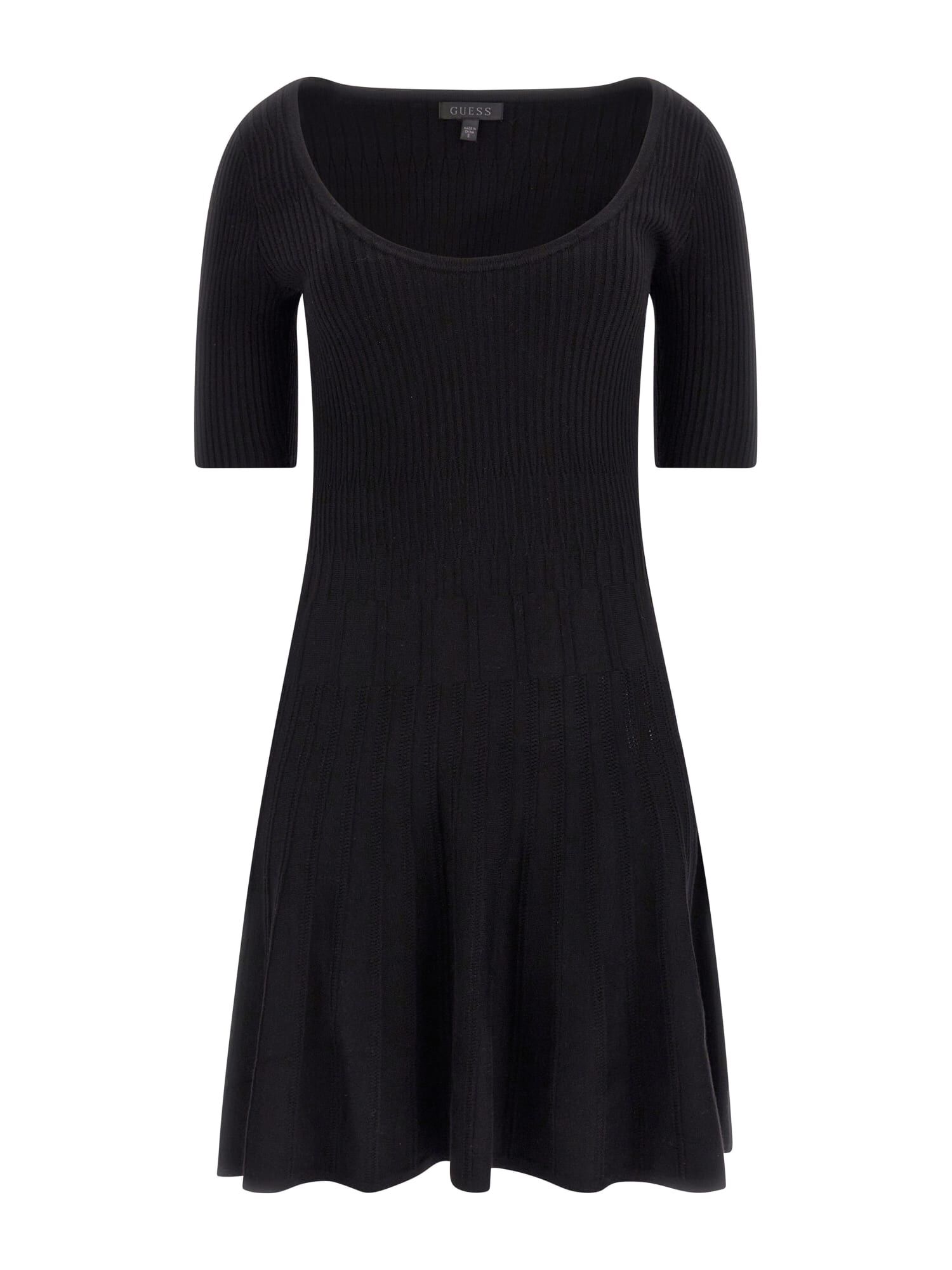 Shop GUESS Online Fit And Flare Sweater Dress