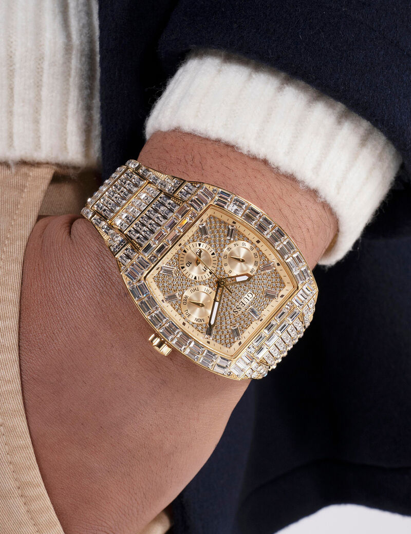 Silver Tone Multi-function Watch