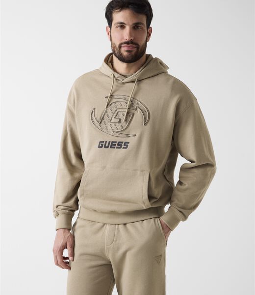 Front logo hoodie sweatshirt