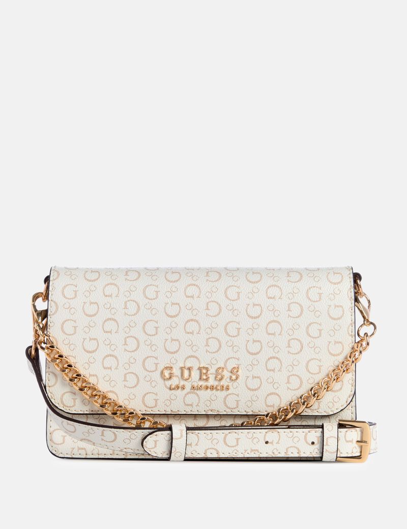Saffron crossbody flap bag