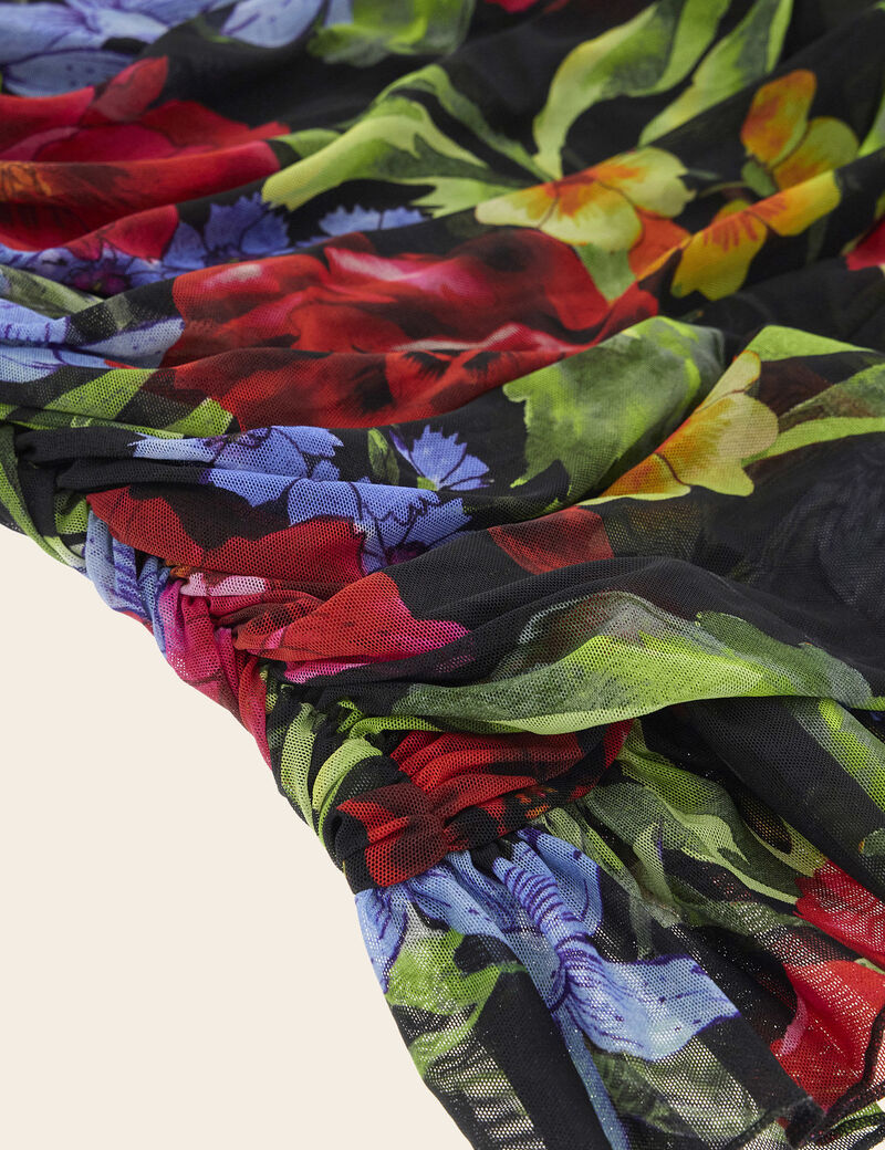 Marciano Floral Print Mini Skirt