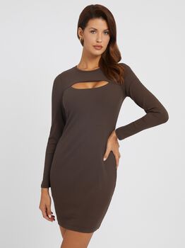Cut-Out Sweater Dress