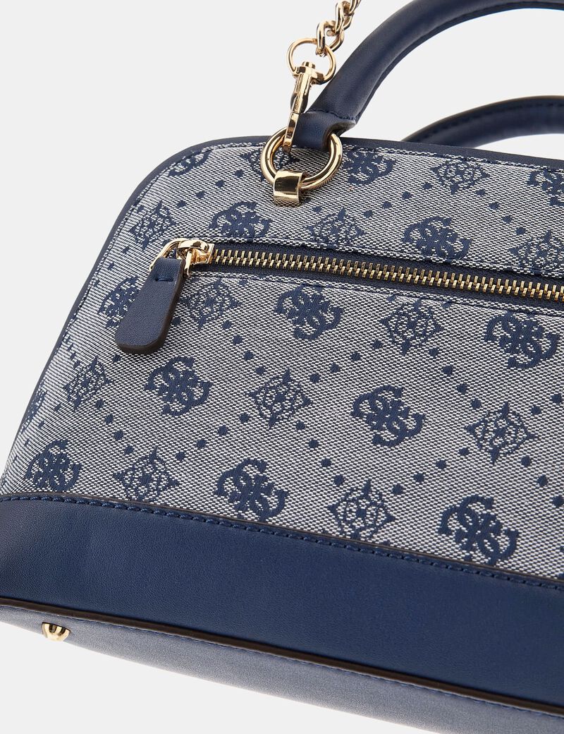 حقيبة يد نيدا بشعار 4G والفاوانيا