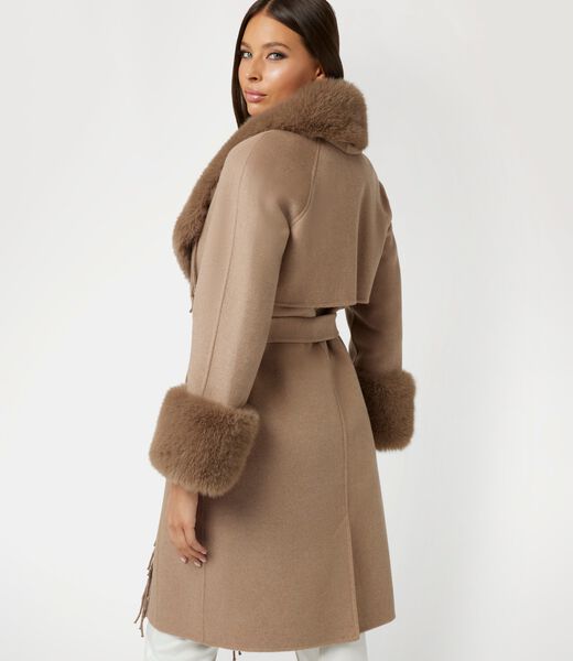 Marciano wool blend coat