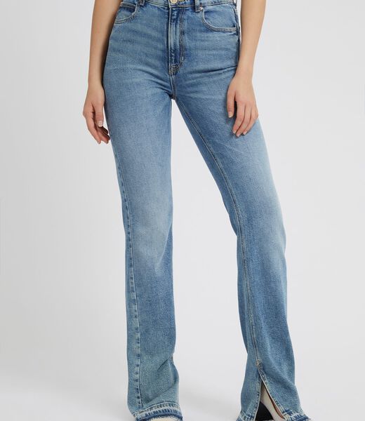 Side Split Flare Denim Pant