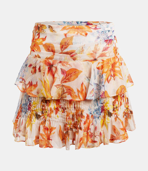 Floral print skirt