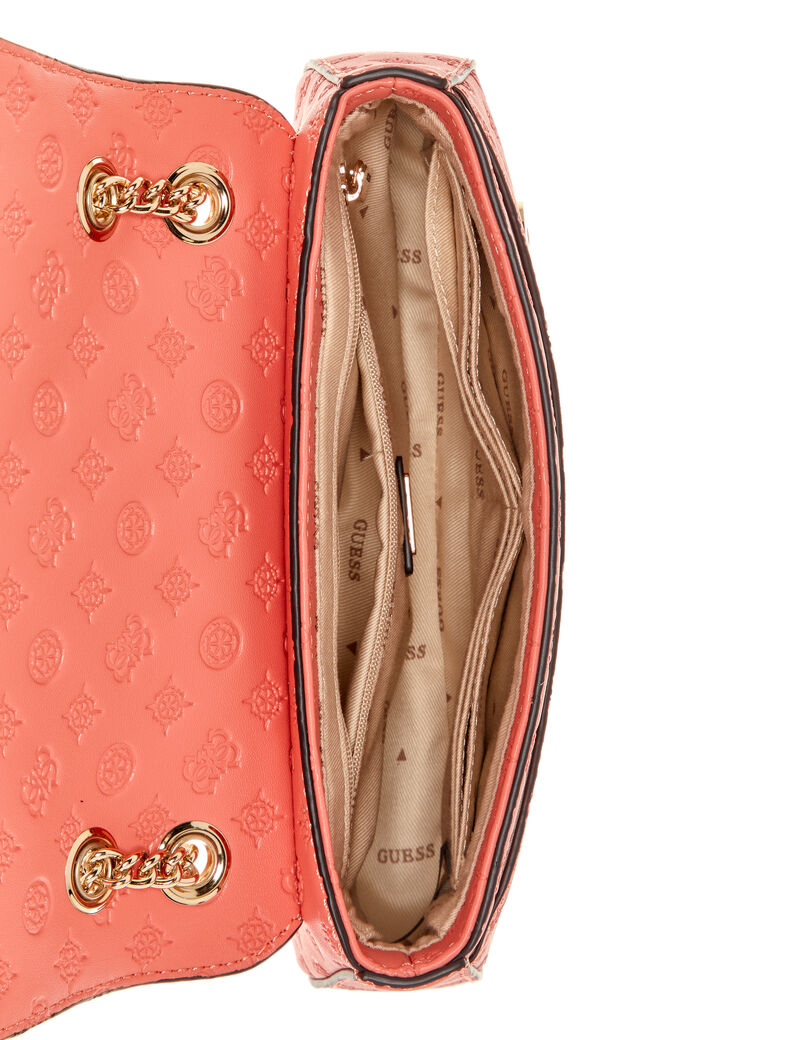 Arlena logo convertible crossbody flap