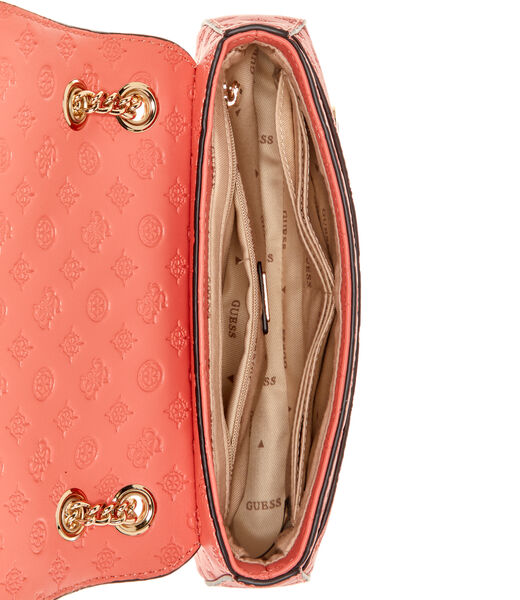 Arlena logo convertible crossbody flap