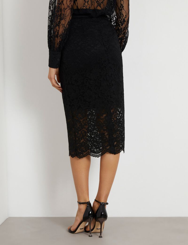 Lace Midi Skirt