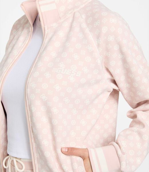 Full zip scuba sweatshirt