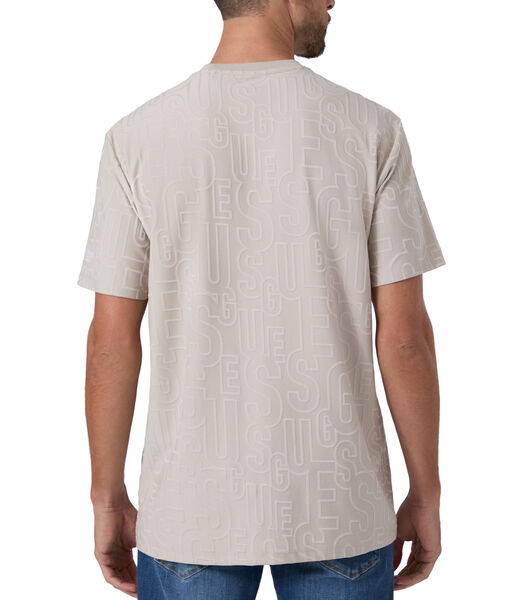 guess all over logo t shirt