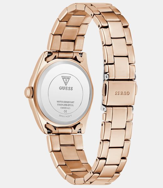 Ladies Rose Gold Tone Date Watch