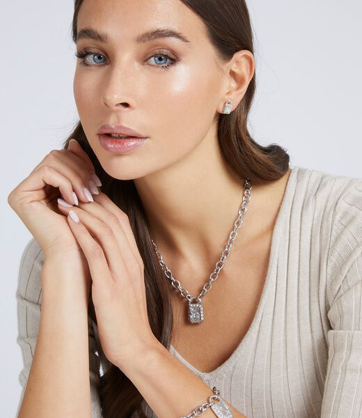 Shiny Padlock Earrings