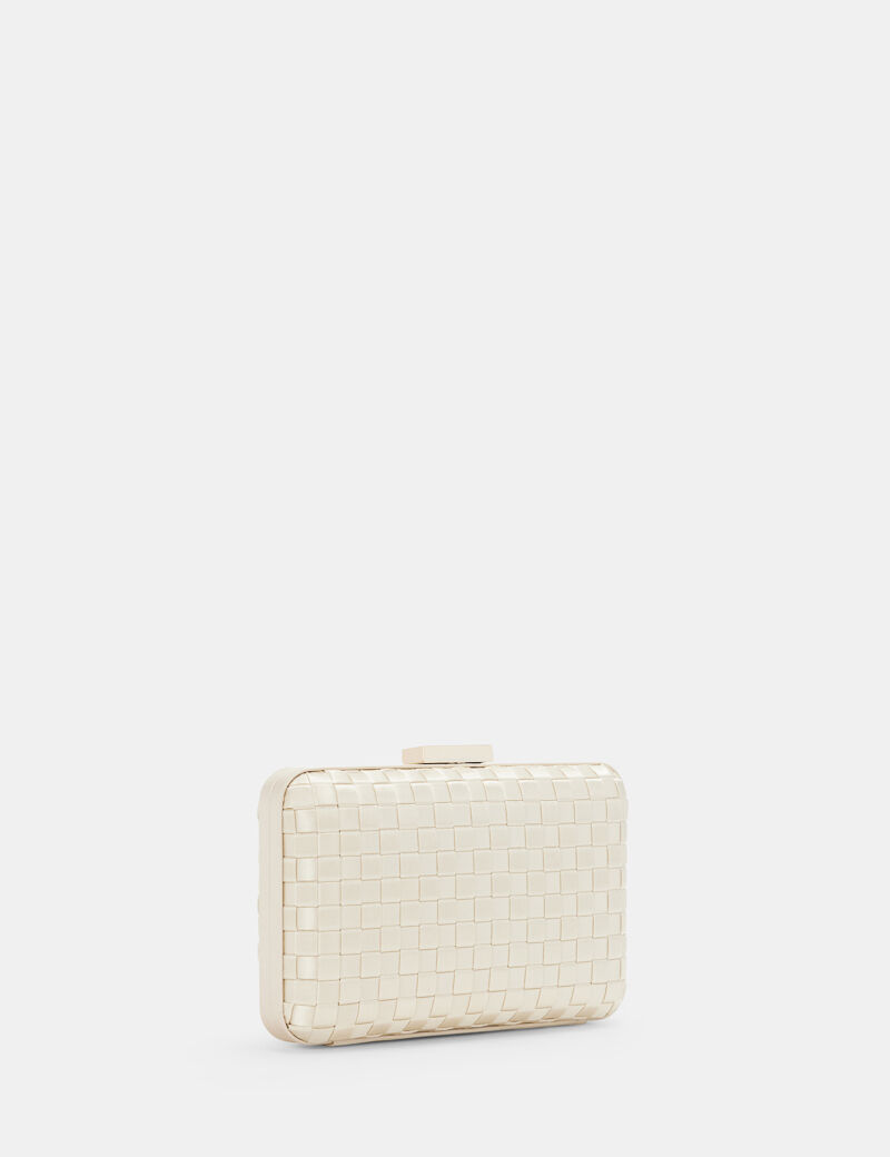 Twiller woven clutch