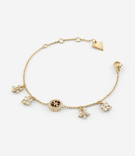 Flower charms bracelet