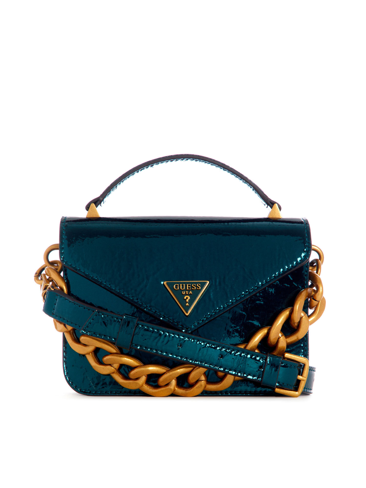 Shop GUESS Online Retour Mini Top Handle Flap