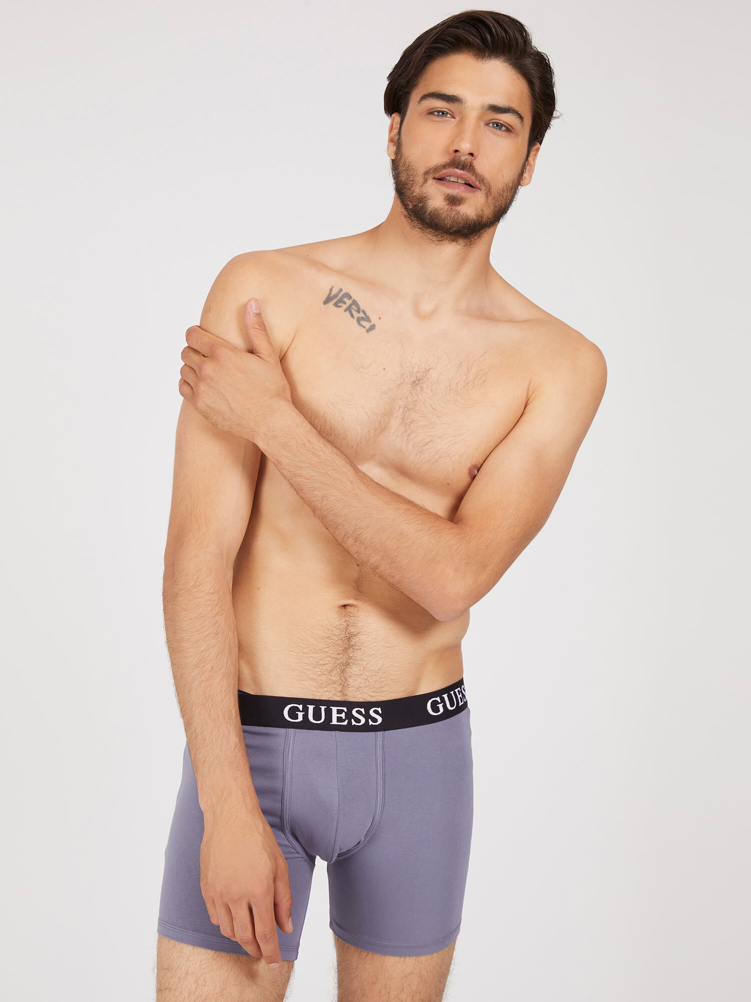 Shop GUESS Online Pack 2 Boxer Trunk With Logo Band