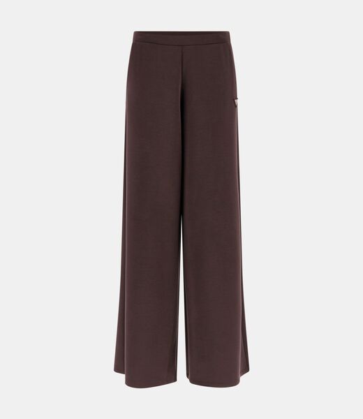 بنطال واسع الساق متوسط ​​الارتفاع