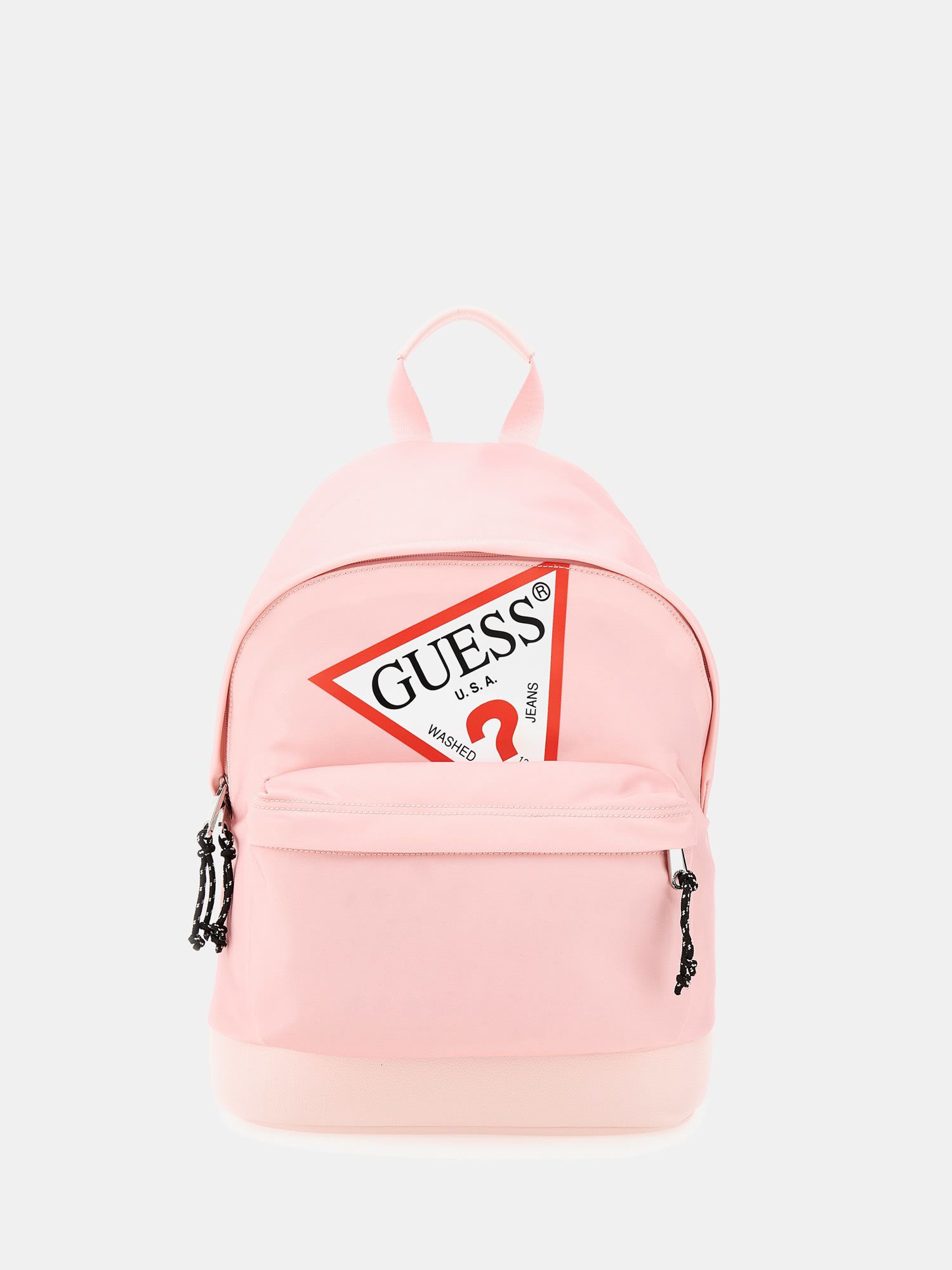 Backpack with triangle logo sales
