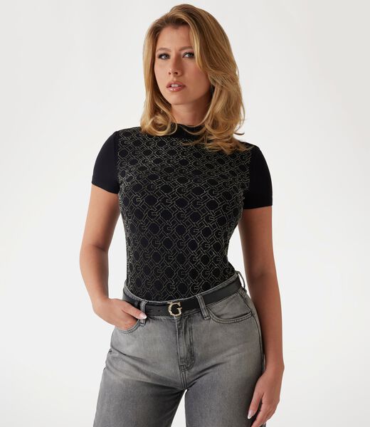 All-over chain logo T-shirt